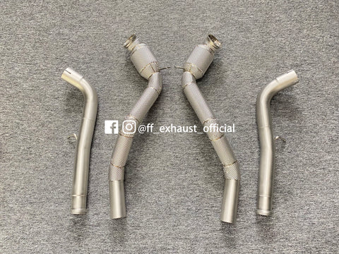 Upgrade MB W463A/W464 G63 AMG M177 Downpipes